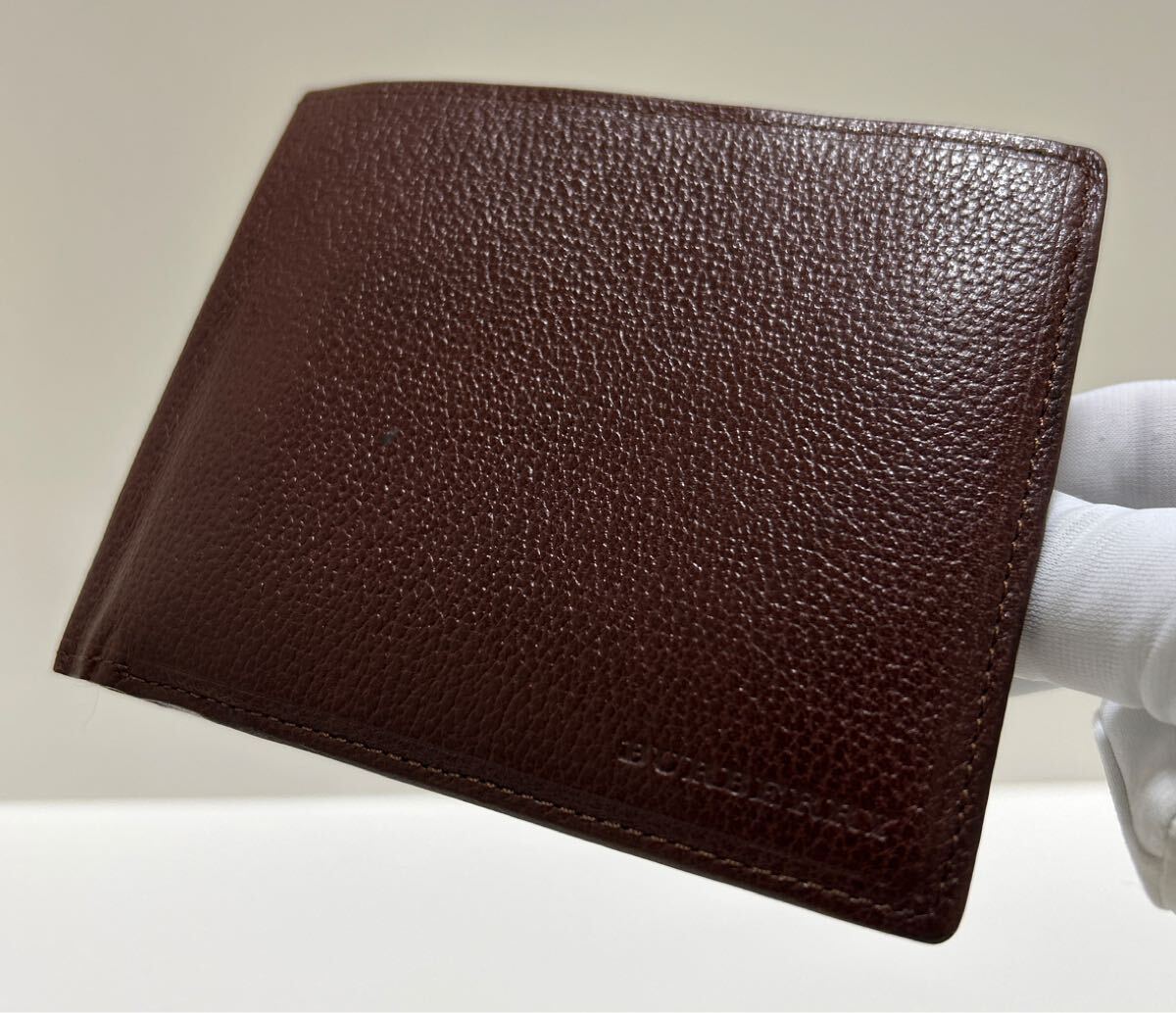 ◆ブラウン系 折り財布&小物 本革 5点SET◆ BURBERRY バーバリー UNTITLED ヴァレンチノ ハッシュパピー 等【送料無料】0901_画像3