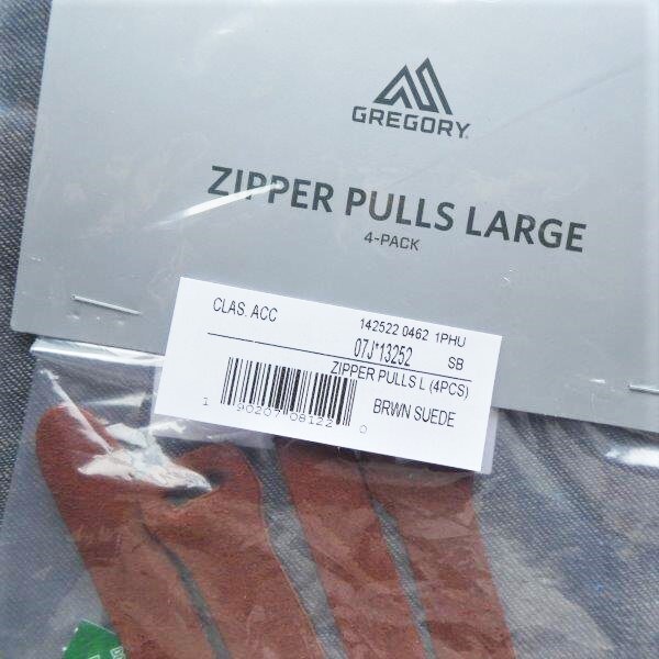 グレゴリー ZIPPER PULLS ブラウン L 未使用 GREGORY_画像3