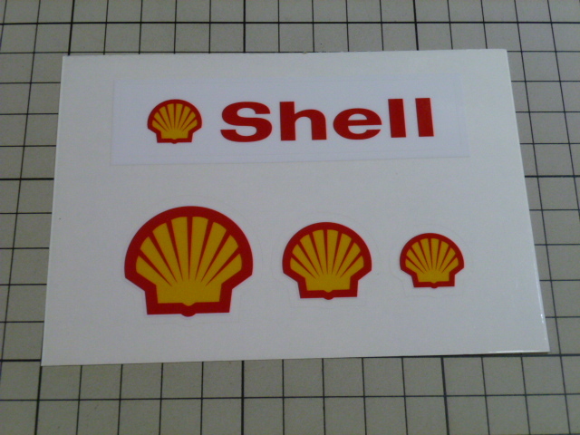 【希少】正規品 Shell ステッカー 当時物 です(1シート) 非売品 シェル