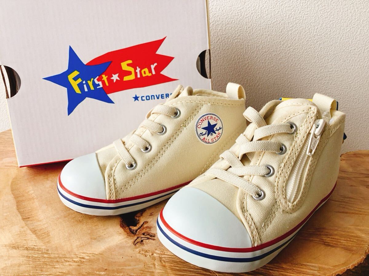 【CONVERSE】14.5ｃｍ コンバース ベビーオールスター 7CK555 BABY ALLSTER ホワイト 白_画像1