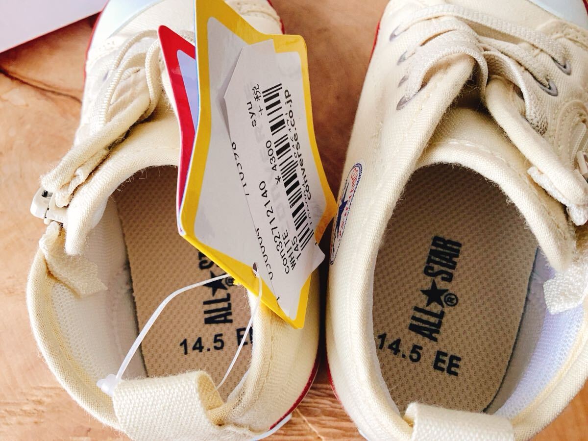 【CONVERSE】14.5ｃｍ コンバース ベビーオールスター 7CK555 BABY ALLSTER ホワイト 白_画像5