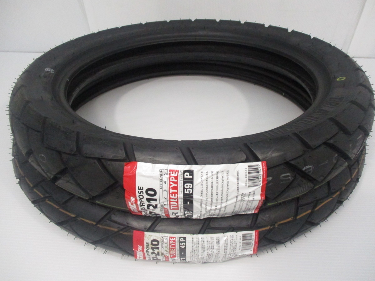 激安 IRC GP-210 4.10-18 2.75-21 新品1本づつSET 売り切り KDX125SR タイヤ交換_画像1