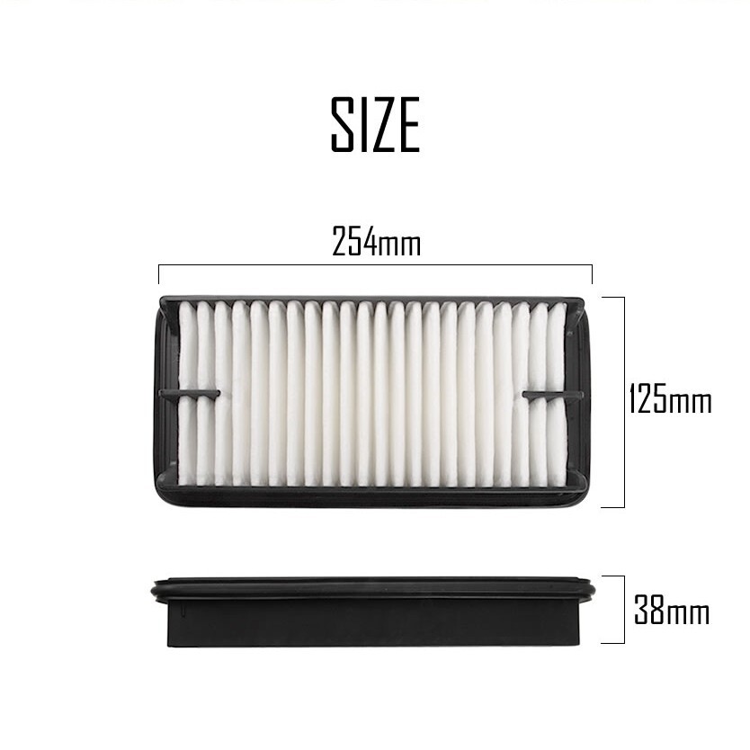 【互換品】 B11W ekワゴン エアフィルター エアクリーナー H25.6-H31.3 ターボ車含む AIRF34_画像3