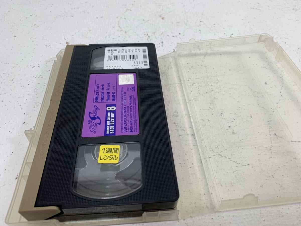 F220 Mobile Suit Gundam SEED DESTINY Mobile Suit Gundam si-do Destiny видеолента retro подлинная вещь 8 шт 