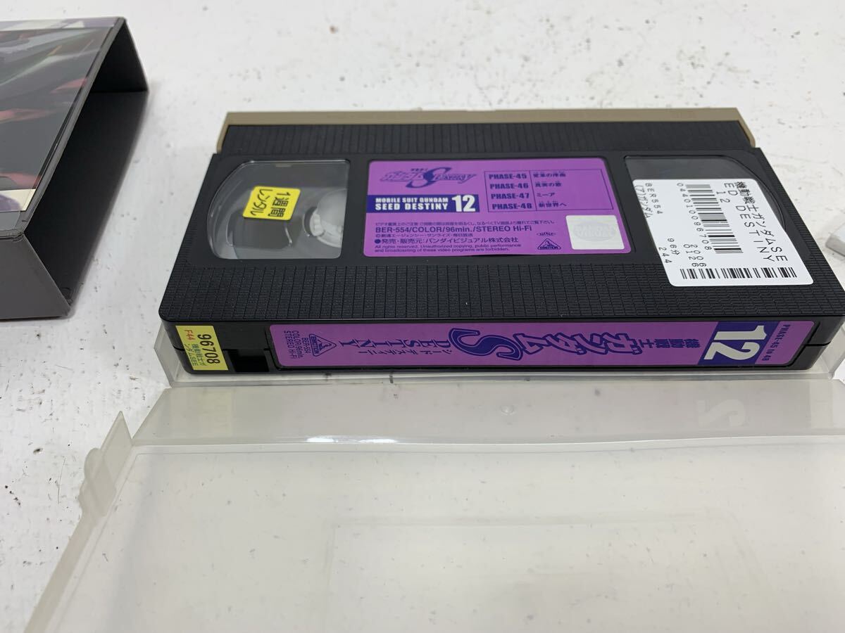 F224 Mobile Suit Gundam SEED DESTINY Mobile Suit Gundam si-do Destiny видеолента retro подлинная вещь 12 шт 
