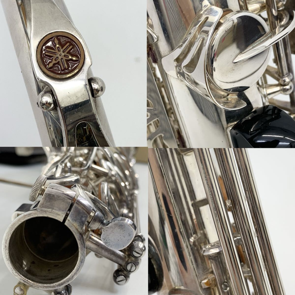 1円~! YAMAHA ヤマハ YAS-62S ＃021023 アルトサックス サックス 管楽器 楽器 銀メッキ シルバー ハードケース 付き 