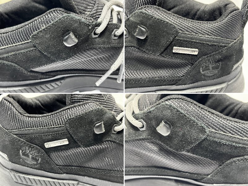 ▽TIMBERLAND 27.5cm ティンバーランド 9.5 A2B19 LOW BLACK SUEDE 中古▽013631