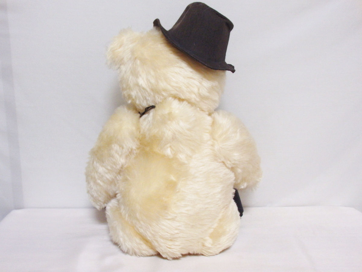 steiffシュタイフ/ 1997年166體限定「ブロードウェイ?シルクハット?ベア」/ 52㎝?完品