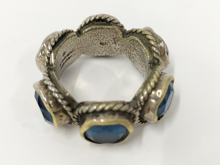 GUCCI リング インターロッキングG スワロフスキー AG25 表記サイズ 15_画像7