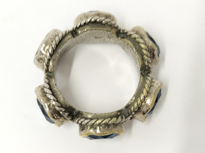 GUCCI リング インターロッキングG スワロフスキー AG25 表記サイズ 15_画像8