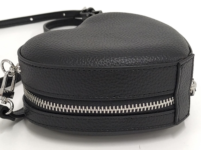 Vivienne Westwood сумка на плечо наклонный .. сумка Heart кожа черный 