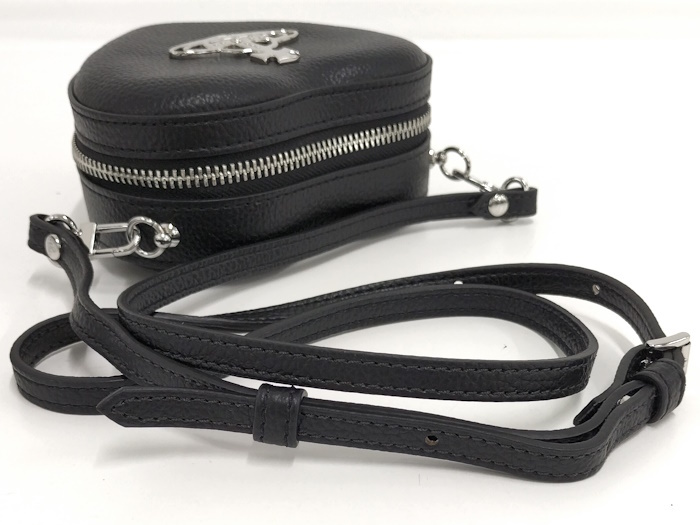 Vivienne Westwood сумка на плечо наклонный .. сумка Heart кожа черный 