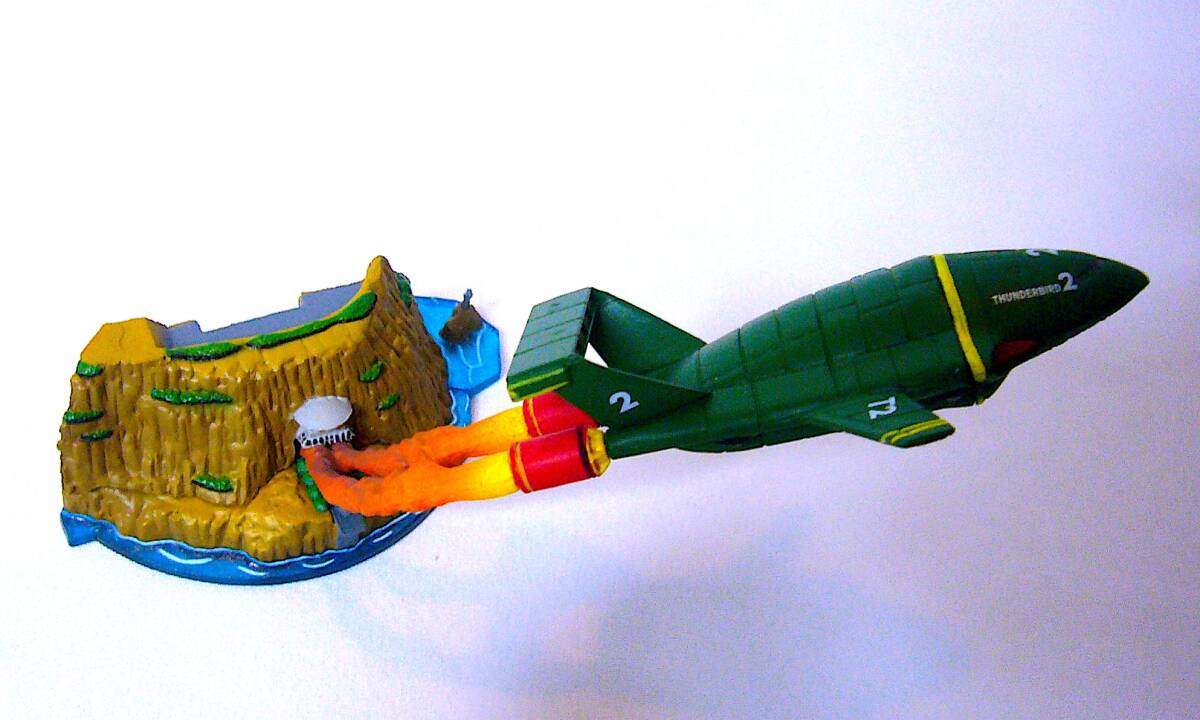 ユージン こどもの事典大百科 サンダーバード トレーシー島 大図解 復刻版パッケージ & フィギュア 彩色済み完成品 3種6個 まとめ売り 稀少_画像6