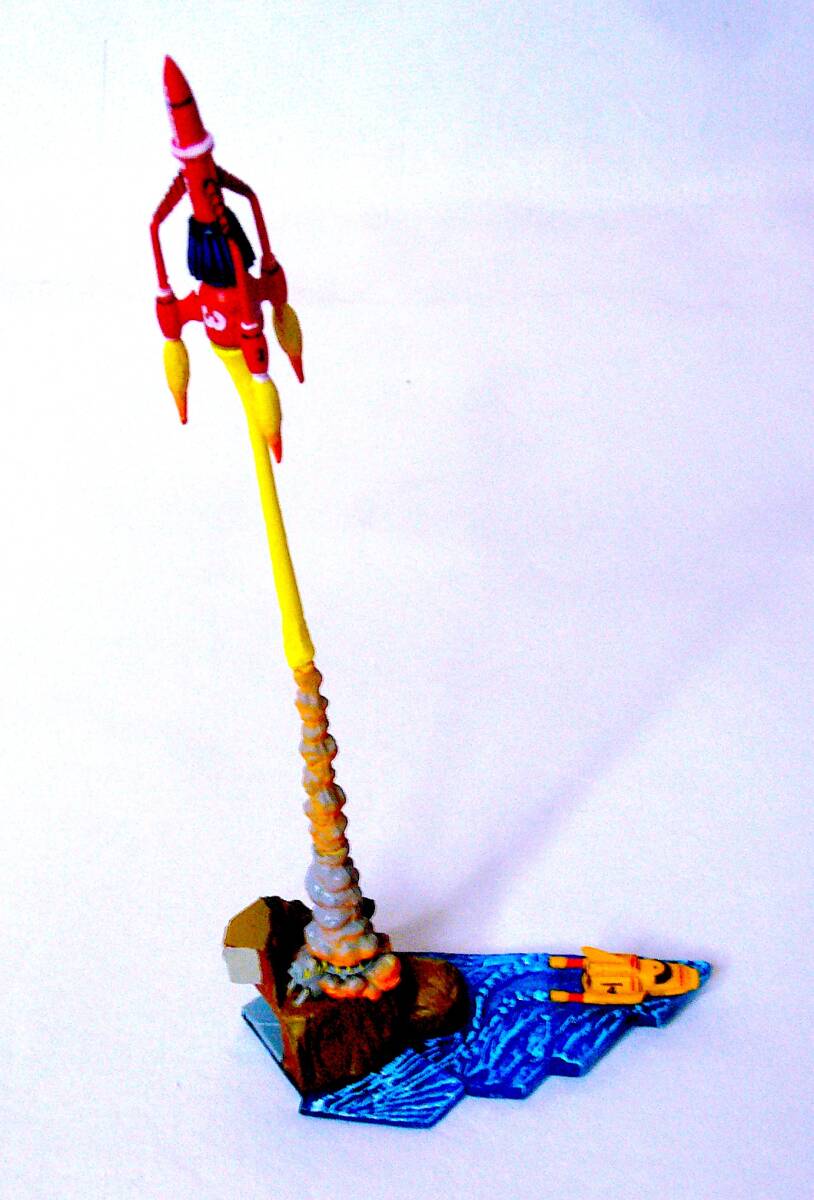 ユージン こどもの事典大百科 サンダーバード トレーシー島 大図解 復刻版パッケージ & フィギュア 彩色済み完成品 3種6個 まとめ売り 稀少_画像8