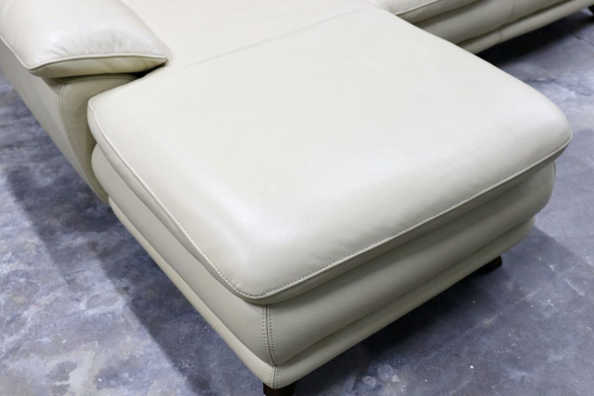 GMIK4980IDC большой . мебель Austin кушетка диван угловой диван современный общий натуральная кожа кремовый цвет примерно 40 десять тысяч прекрасный товар 