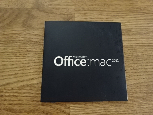 Microsoft Office:mac 2011 HOME&BUSINESS 中古ジャンク品_画像1