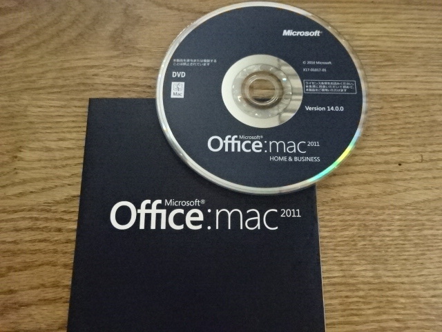 Microsoft Office:mac 2011 HOME&BUSINESS 中古ジャンク品_画像4