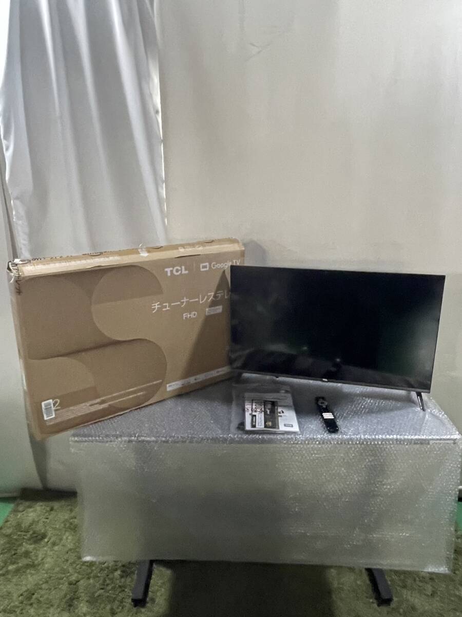 美品☆/TCL/チューナーレステレビ/32V型/インチ/FHD/フルハイビジョン液晶/Google TV/2023年制/32S54J/0927e