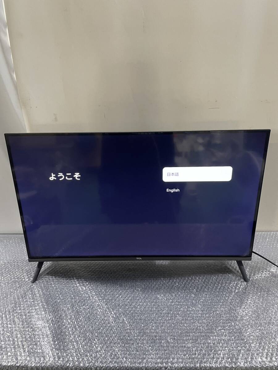 美品☆/TCL/チューナーレステレビ/32V型/インチ/FHD/フルハイビジョン液晶/Google TV/2023年制/32S54J/0927e