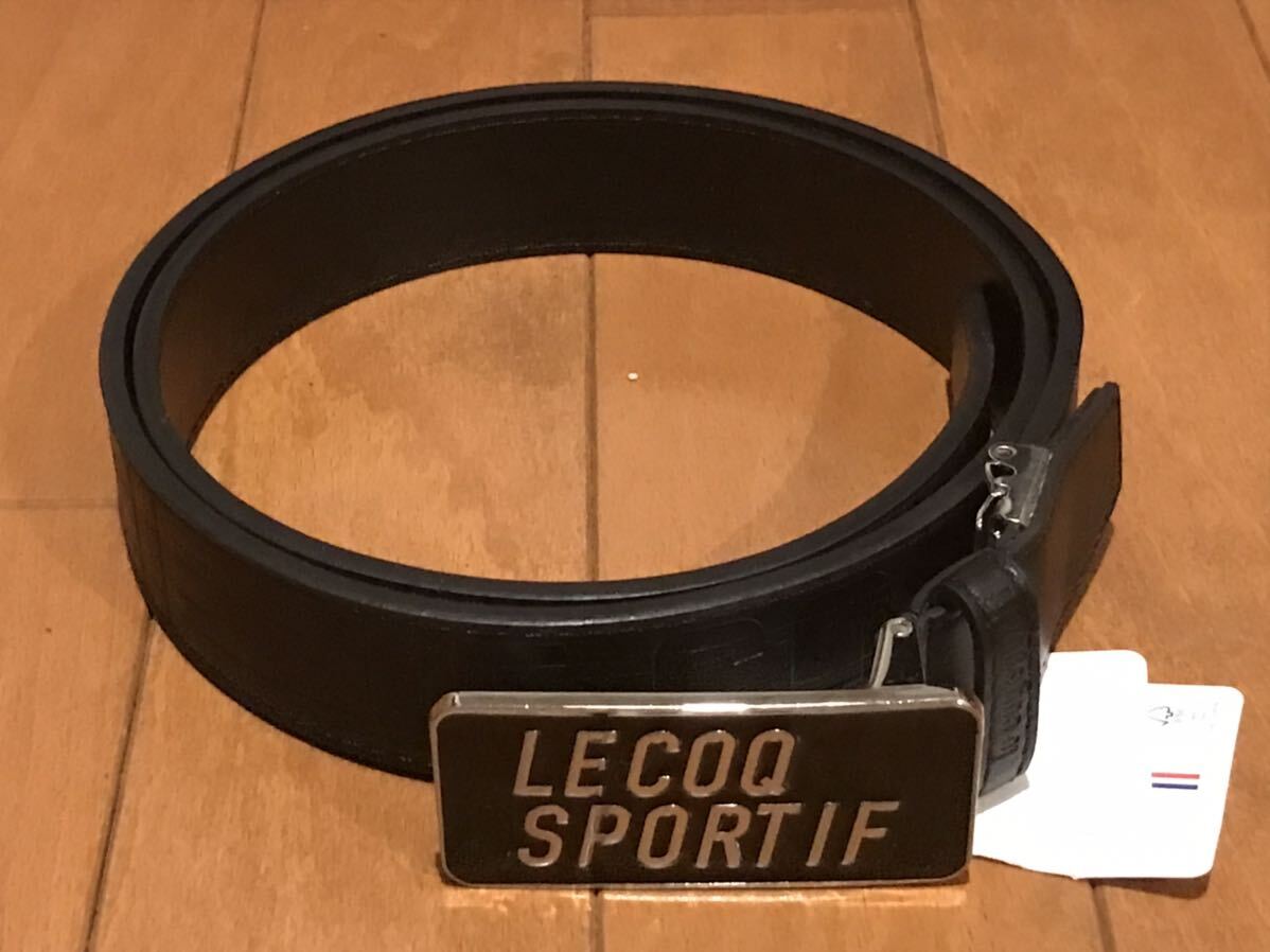 ルコック スポルティフゴルフ le coq sportif GOLF ゴルフベルト サイズ F 最長105cm 定価6500円_画像1