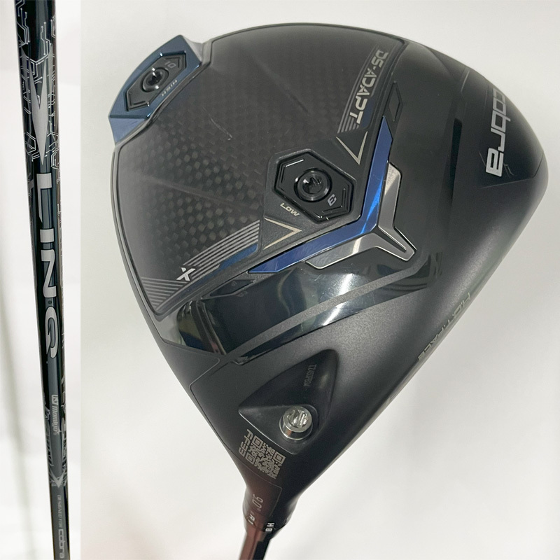 ★美品！ドライバー★ cobra コブラ DS-ADAPT X Driver / 9.0°◆ UST Mamiya社制オリジナル LIN-Q for COBRA(S) 仕様 ※注意有り