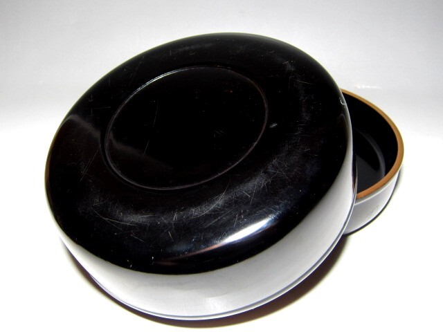 時代 菊蒔絵喰籠 裏千家十一代 玄々斎花押・十四代 淡々斎追書 m866_画像8