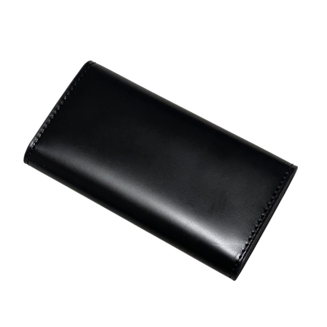 【新品◆革のダイヤモンド】GANZO FICO ガンゾ フィーコ コードバン キーケース 黒 ブラック 馬革 ホースレザー_画像3