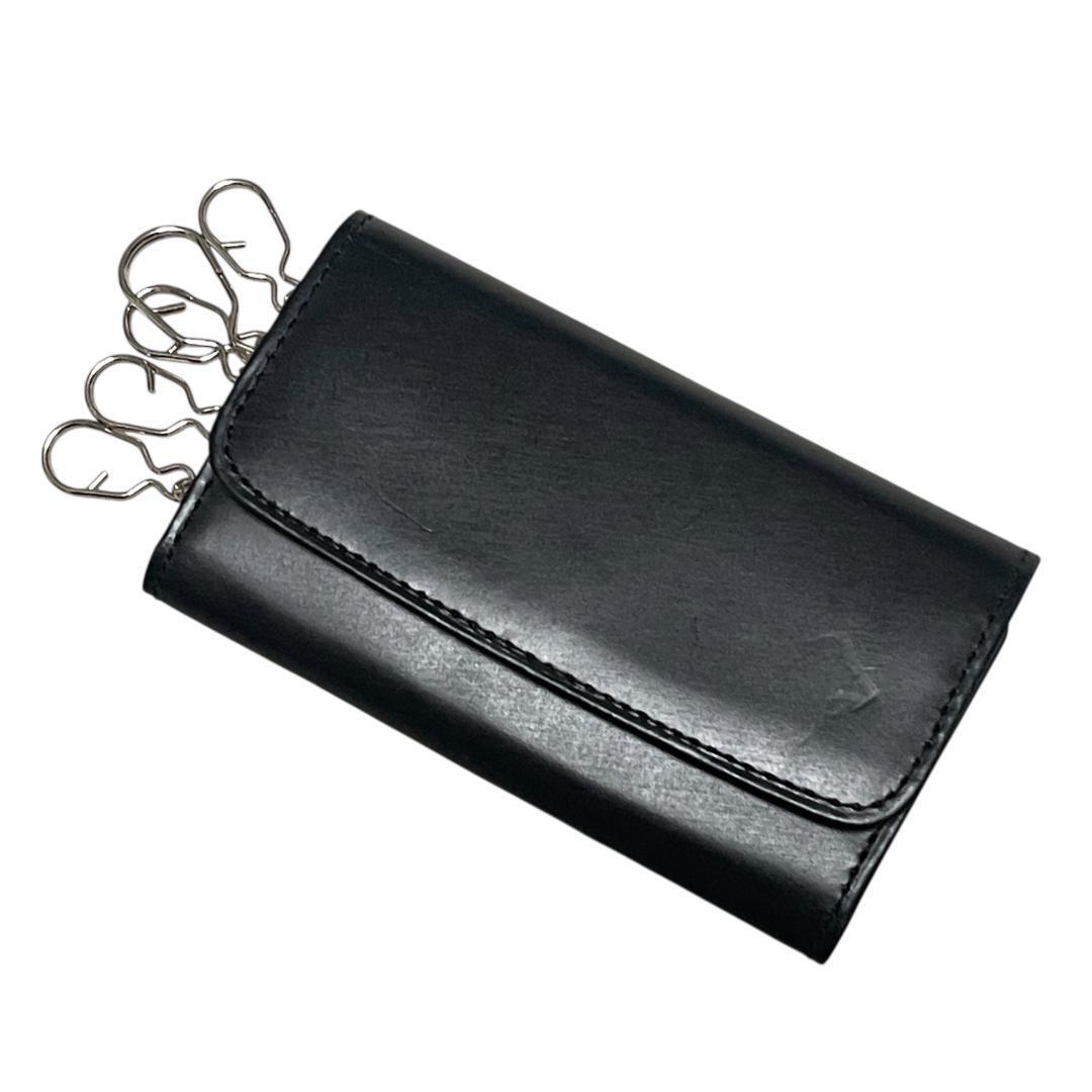 【新品】GANZO FICO ブライドルレザー キーケース 黒 ブラック 紺 ネイビー ガンゾ フィーコ レザーキーケース 本革_画像2