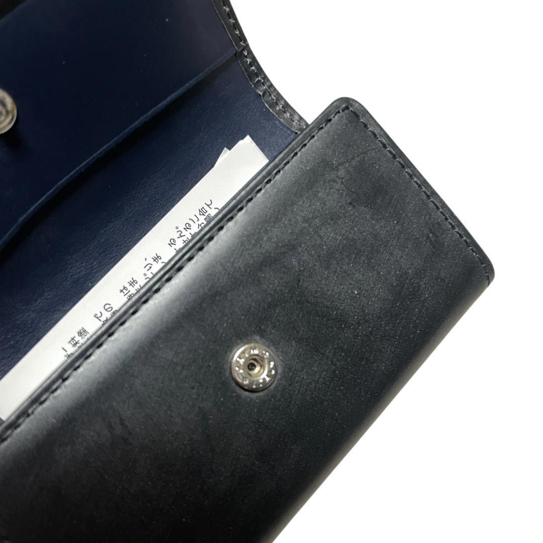 【新品】GANZO FICO ブライドルレザー キーケース 黒 ブラック 紺 ネイビー ガンゾ フィーコ レザーキーケース 本革_画像6