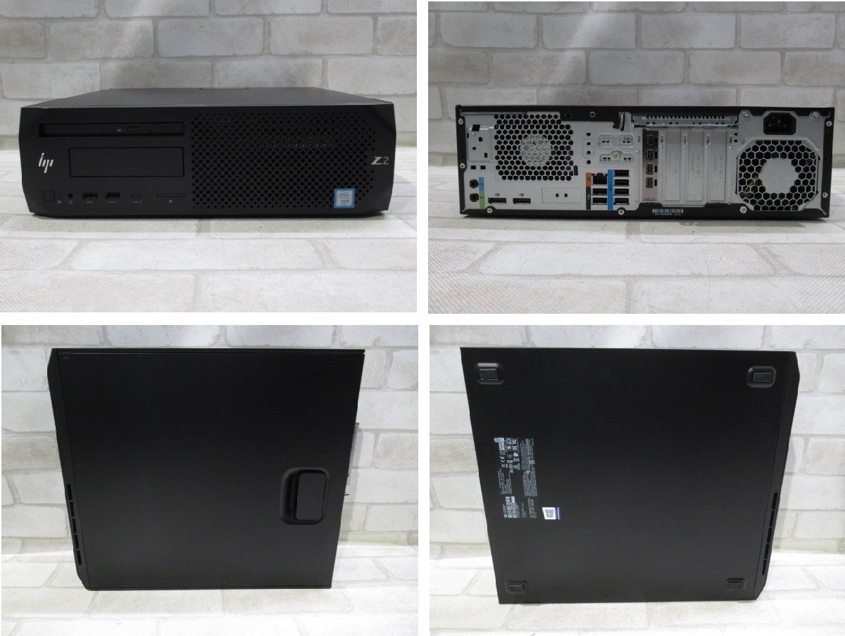 AI0448 Ω 新DCD 3452? 保証有 HP Z2 SFF G4 Workstation【 Win11Pro / Xeon E-2224G / 16.0GB / HDD:500GB+SSD:512GB 】Quadro P620