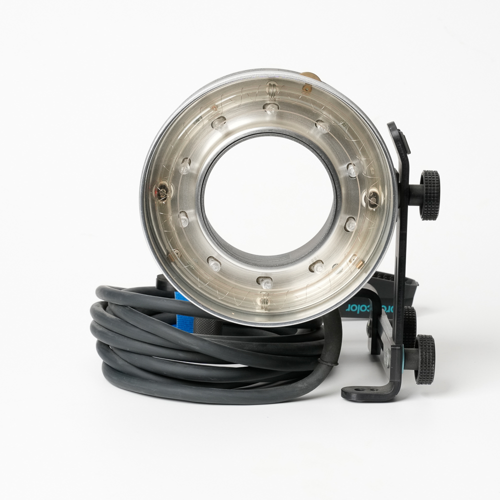 即決 新品同様品 broncolor(ブロンカラー) リングフラッシュ C + ハニカムグリッド （３枚セット）_画像2