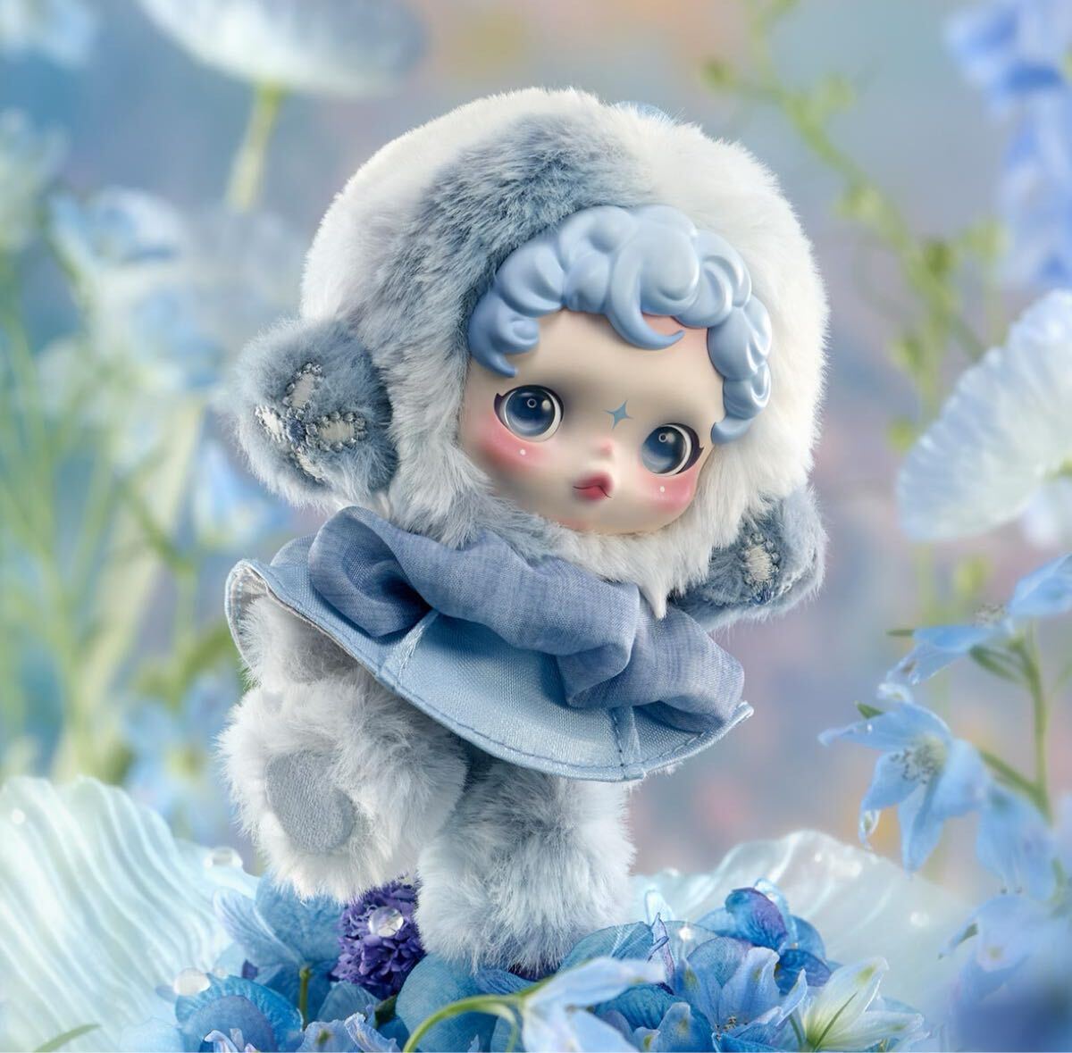 SKULLPANDA Limpressionnisme シリーズぬいぐるみペンダント シュリンク付き 1アソートボックス_画像5