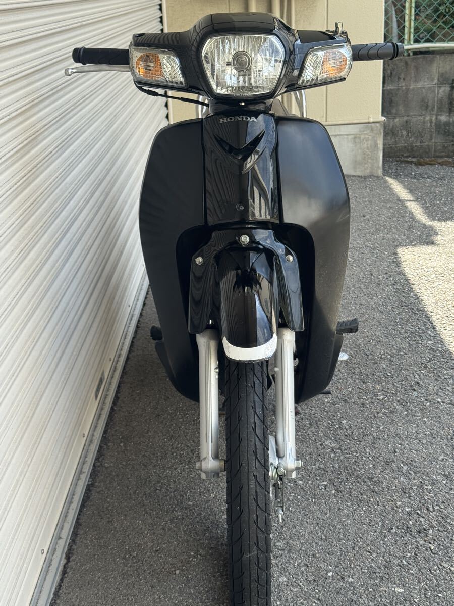 10000円より売り切り!! ホンダ スーパーカブ110 JA10 エンジン絶好調(diào) 黒色 ダブルシート キャリア追加！ ビジネスに通勤にツーリングに！