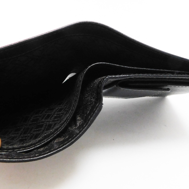 極美品 dunhill ダンヒル 二つ折り財布 コンパクト財布 レザー 濃茶 メンズ イタリア製_画像5