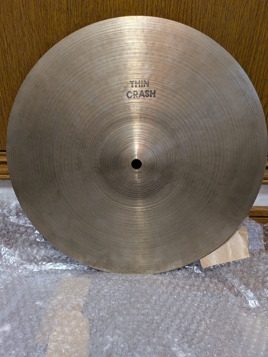 Zildjian CRASH シンバル14インチ THIN ジルジャン　ビンテージ　白抜きロゴ