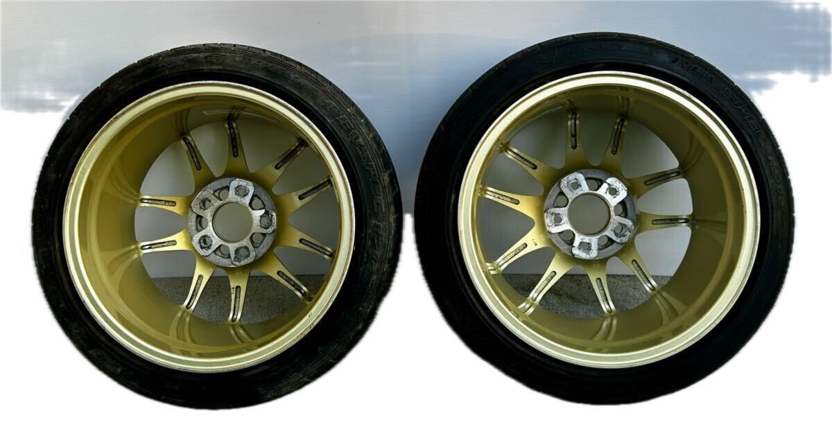 ★【 WORK EMOTION ワーク エモーション 】未走行 アルミホイール 9JJ 17インチ PCD114.3 OFF+28 5穴 USED 9J114.3 17×9.0JJ 215/45-17_画像2