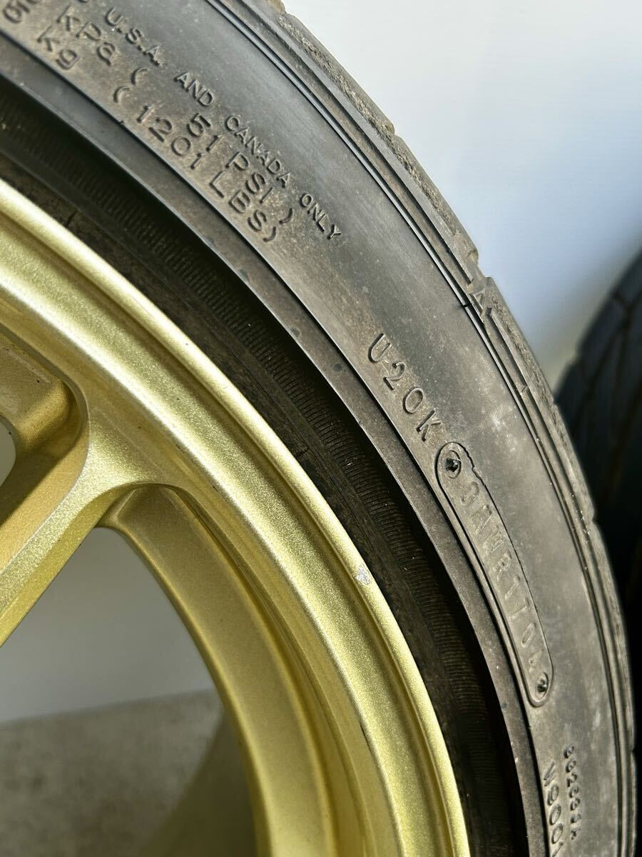 ★【 WORK EMOTION ワーク エモーション 】未走行 アルミホイール 9JJ 17インチ PCD114.3 OFF+28 5穴 USED 9J114.3 17×9.0JJ 215/45-17_画像8