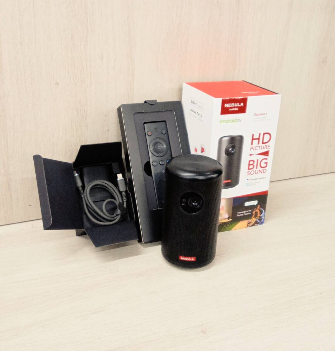 ANKER/アンカー/プロジェクター/Nebula Capsule Ⅱ D2421N11 [DLP方式 200lm HD/ブラック_画像1