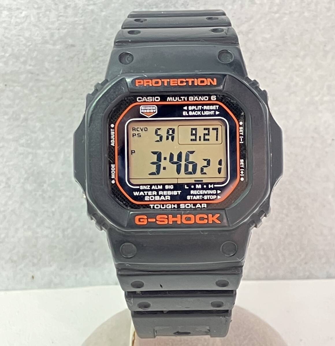 ジャンク 【カシオ】CASIO／G-SHOCK／GW-M5610R／電波ソーラー／ベルト剝がれ有り／ケース小傷有り