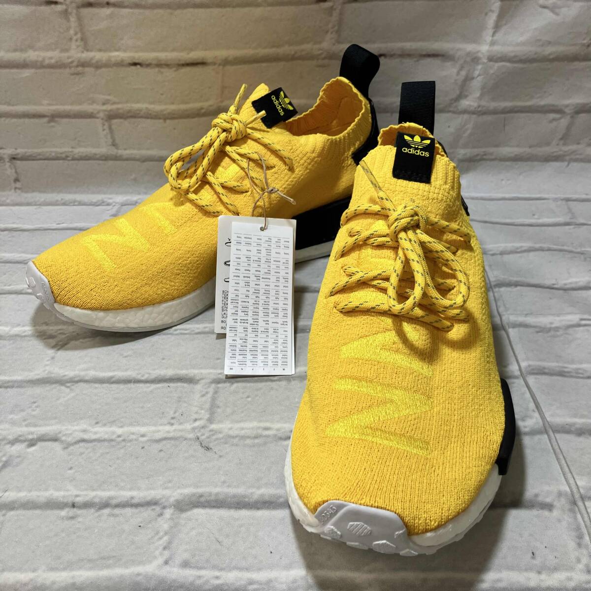 NMD_R1 PRIMEKNIT "EQT YELLOW" S23749 （EQTイエロー/EQTイエロー/コアブラック）
