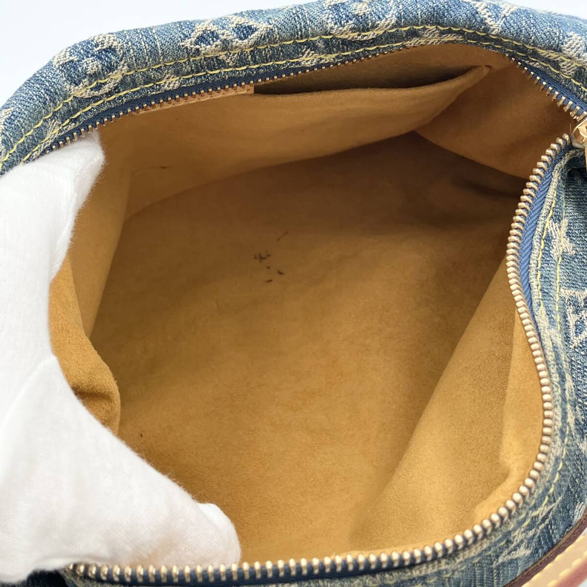 【美品】 LOUIS VUITTON ルイヴィトン バギーPM モノグラム デニム 肩掛け ショルダーバッグ 2way_画像7