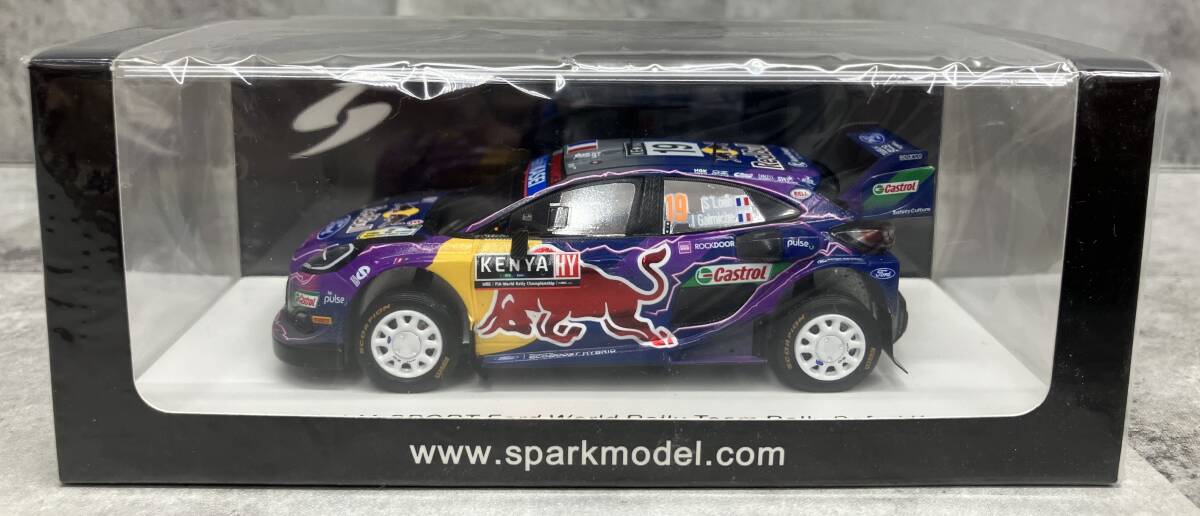 Spark model 1/43 Ford Puma Rally1 No.19 M-SPORT Ford World Rally Team Rally Safari Kenya 2022 S.Loeb - I.Galmiche_画像1