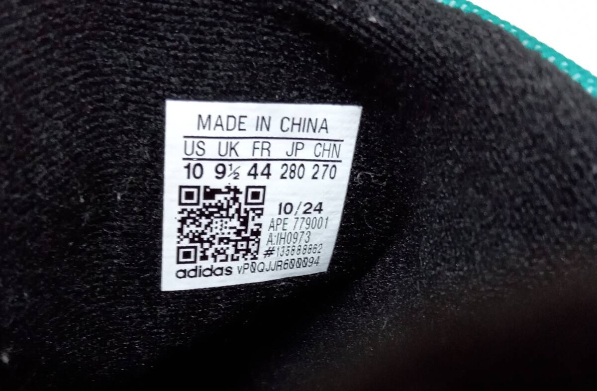 adidas/アディダス/スニーカー/IH0973/EQUIPMENT Cushion 93/グリーン×ブラック×メタルシルバー/28cm_画像8