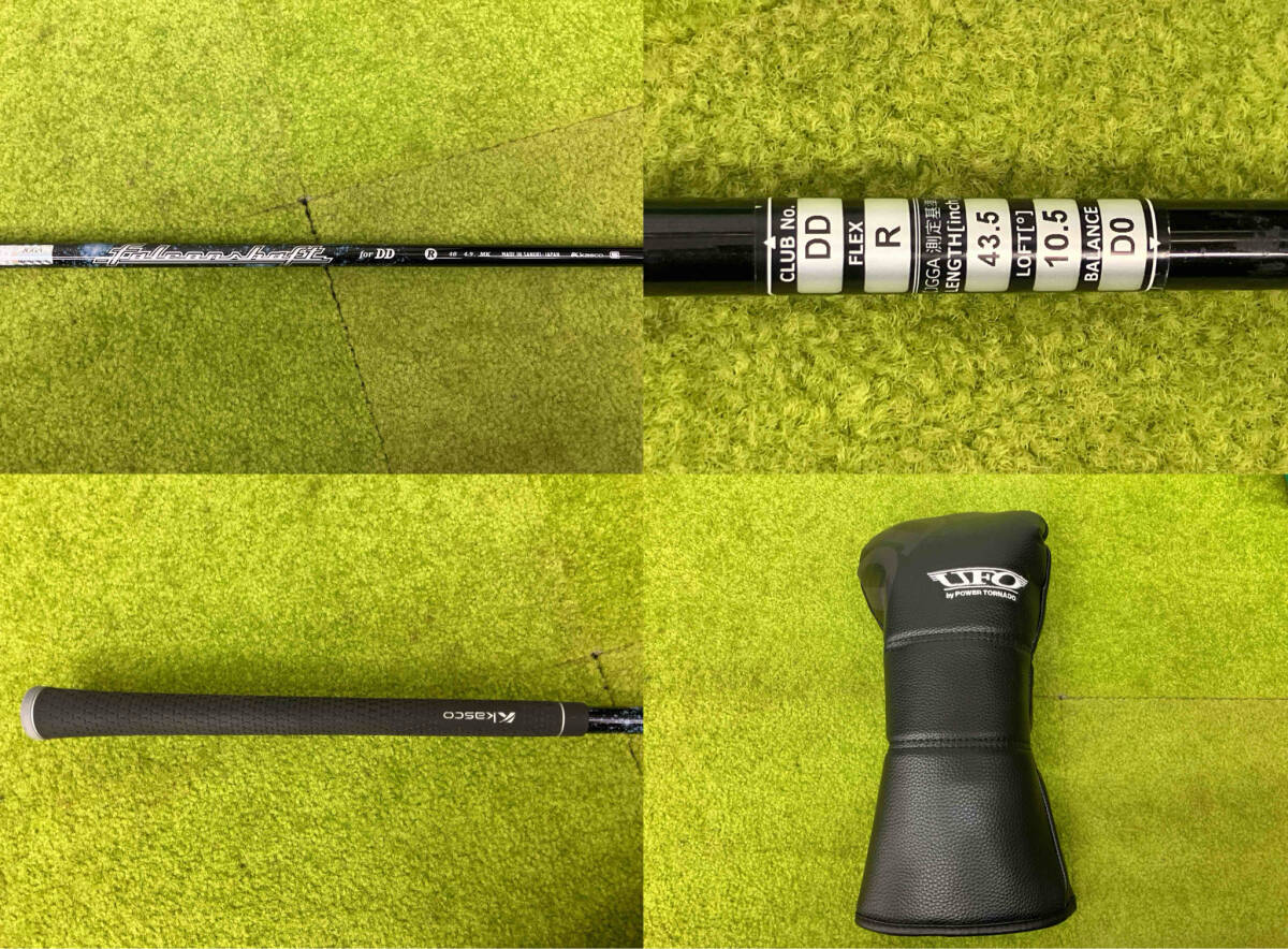 Kasco /UFO by POWER TORNADO /falcon shaft for DD /フレックスR /ロフト角10.5° /ドライバー_画像7