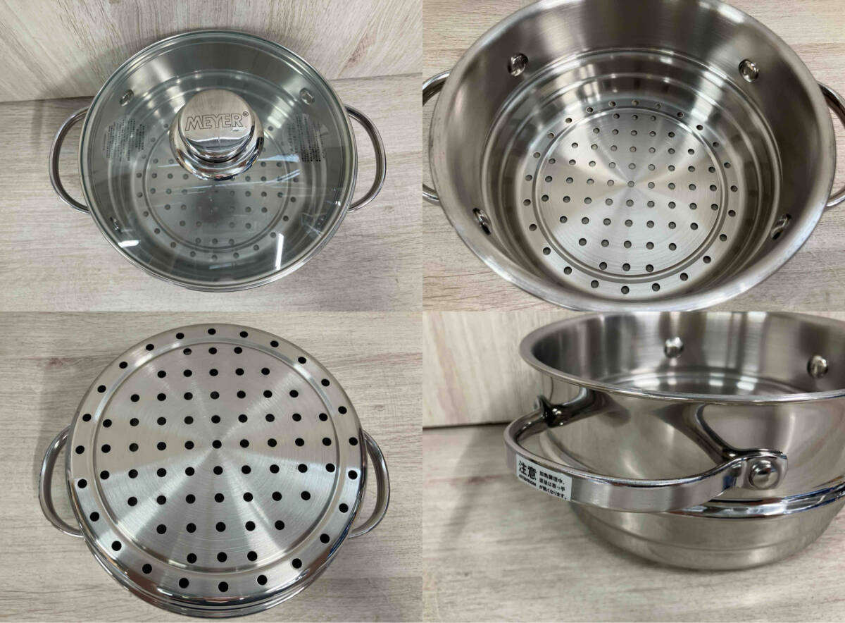 MEYERma year maxi mSS отпариватель комплект 18cm 1.9L MXS-2S IH* газ соответствует кастрюля товары для кухни 