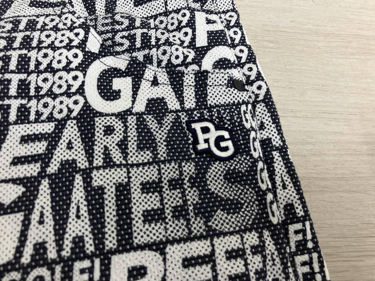PEARLY GATES ロングパンツ グラデロゴ柄 サイズ4/M ネイビー パーリーゲイツ ゴルフ_画像5
