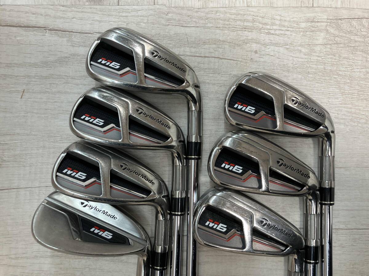 TaylorMade M6 アイアンセット テーラーメイド FLEX S 7本セット 5-9.S.P 男性右利き用 ゴルフクラブ 川崎港町店 店舗受取可