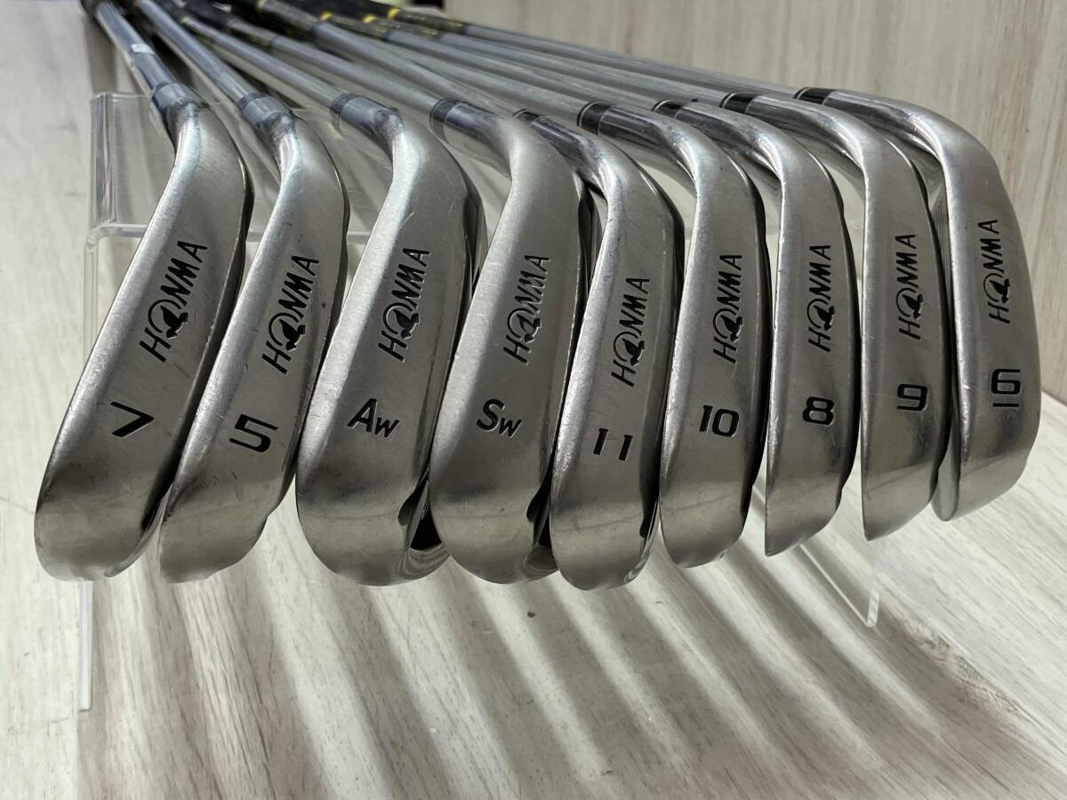 ゴルフクラブ アイアンセット HONMA GOLF BeZEAL 525 2017モデル 5,6,7,8,9,10,11,A,S 9本セット 男性右利き用