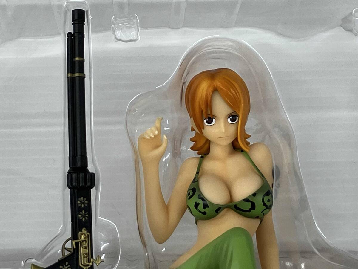 現状品 DOOR PAINTING COLLECTION FIGURE 1/7 ワンピースシリーズ第4弾 ナミ アニマルVer. ワンピース_画像6