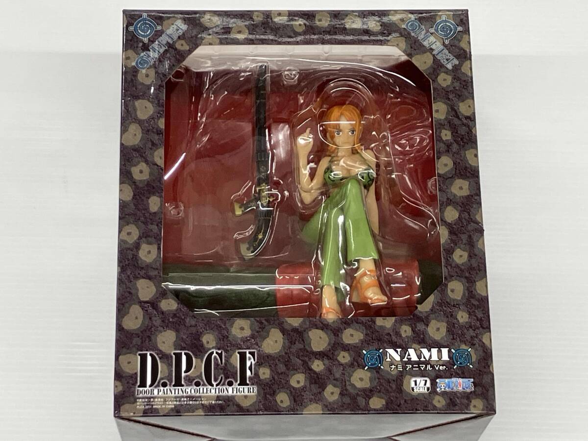 現状品 DOOR PAINTING COLLECTION FIGURE 1/7 ワンピースシリーズ第4弾 ナミ アニマルVer. ワンピース_画像1
